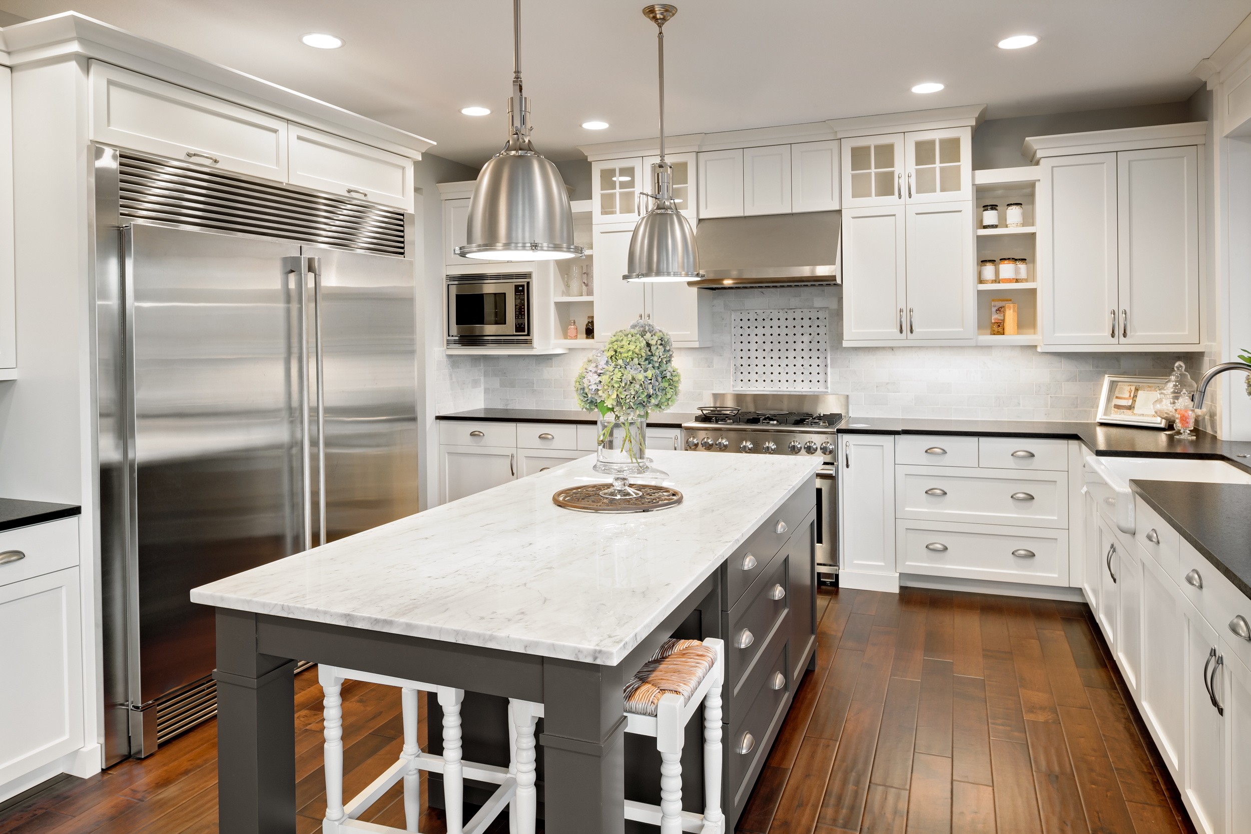 kitchen in luxury home | Pierce Carpet Mill Outlet