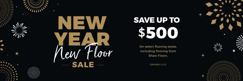 New Year New Floors Sale | Pierce Carpet Mill Outlet