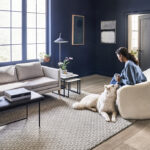 Area rug in living room | Pierce Carpet Mill Outlet