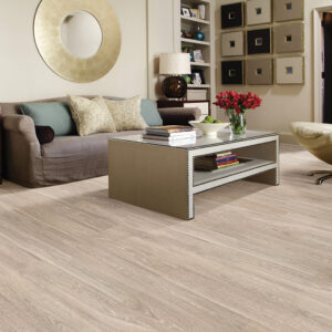 Laminate flooring in luxury living room | Pierce Carpet Mill Outlet
