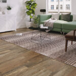 Area rug in living room | Pierce Carpet Mill Outlet